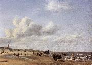 The Beach at Scheveningen wr VELDE, Adriaen van de